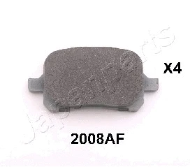 Brake Pad Set, disc brake (PA-2008AF)