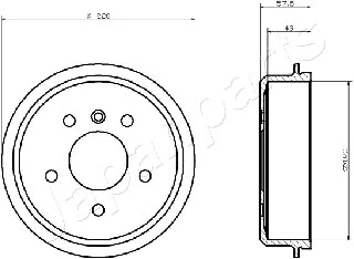 Brake Drum (TA-0500)