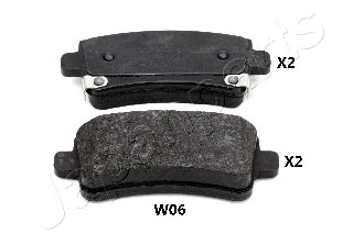Brake Pad Set, disc brake (PP-W06AF)