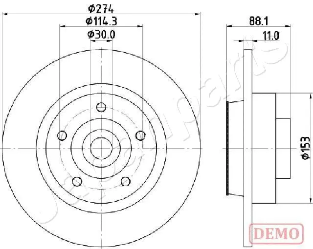 Brake Disc (DP-0705C)