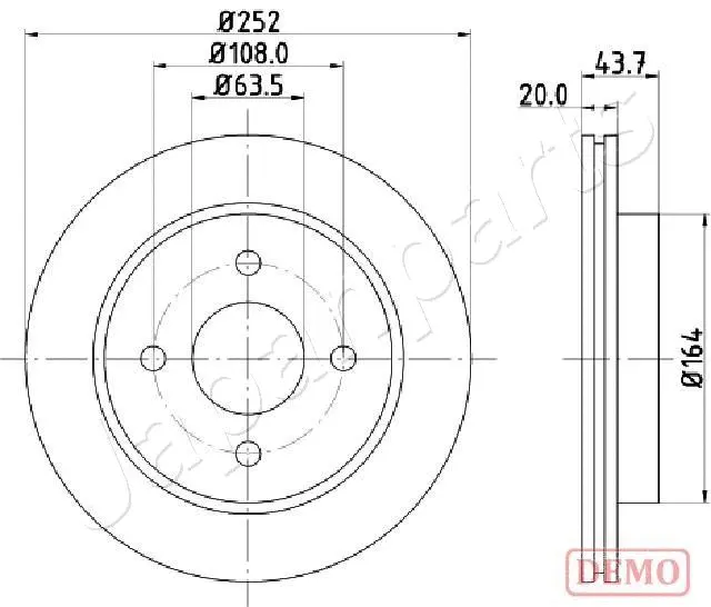 Brake Disc (DP-0308C)