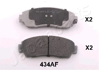 Brake Pad Set, disc brake (PA-434AF)
