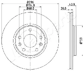 Brake Disc (DI-0707)