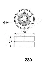 Tensioner, timing belt