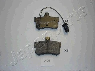 Brake Pad Set, disc brake (PP-406AF)