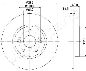 Brake Disc (DI-0711)