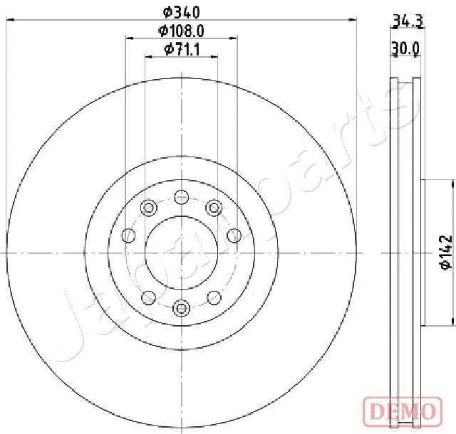 Brake Disc (DI-0636C)