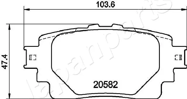 Brake Pad Set, disc brake (PP-264AF)