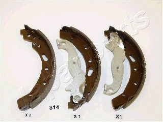 Brake Shoe Set (GF-314AF)
