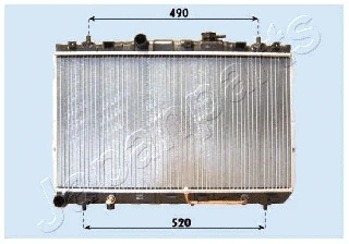 Radiator, engine cooling (RDA283100)