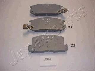 Brake Pad Set, disc brake (PP-204AF)