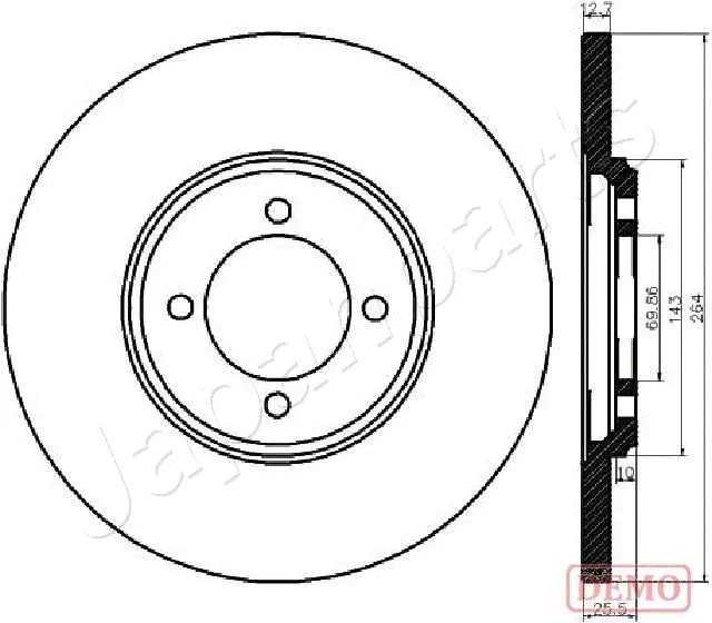 Brake Disc (DP-0318C)