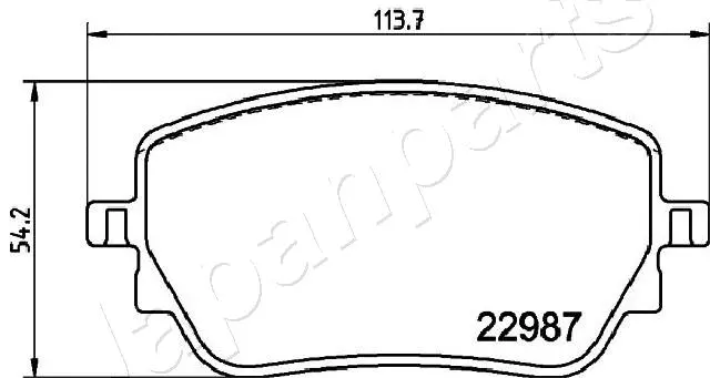 Brake Pad Set, disc brake (PP-0534AF)
