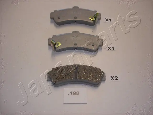Brake Pad Set, disc brake (PP-198AF)