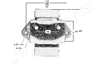 Mounting, engine
