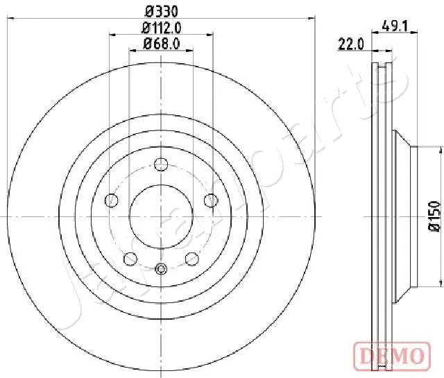 Brake Disc (DP-0916C)