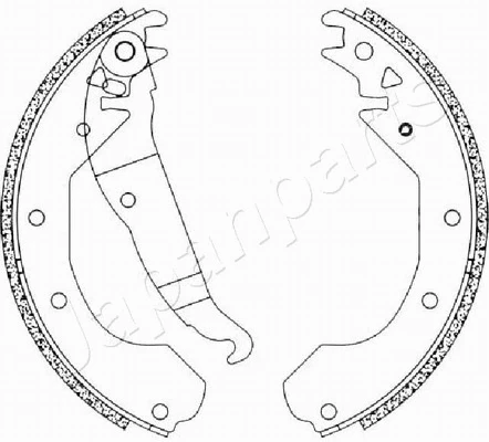 Brake Shoe Set (GF-0404AF)