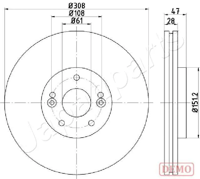 Brake Disc (DI-0713C)