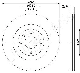 Brake Disc (DI-0631)