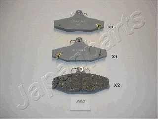 Brake Pad Set, disc brake (PP-997AF)