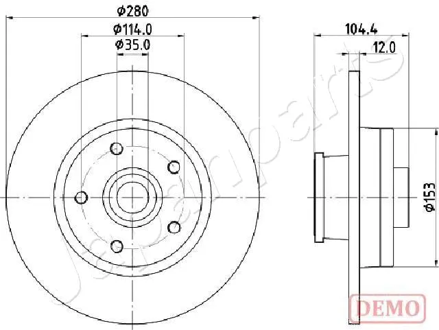 Brake Disc (DP-132C)
