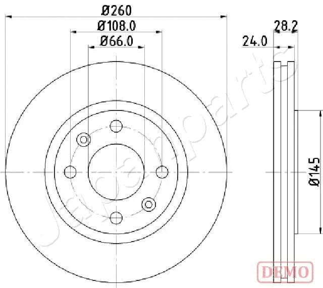 Brake Disc (DI-0632C)