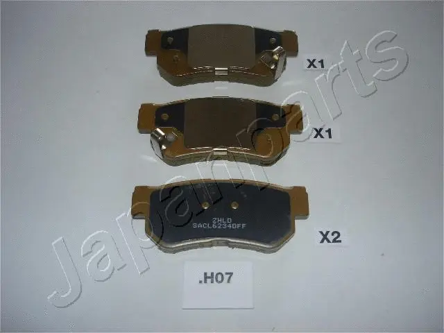 Brake Pad Set, disc brake (PP-H07AF)