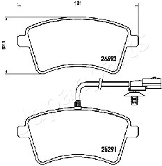 Brake Pad Set, disc brake