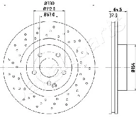 Brake Disc (DI-0541)