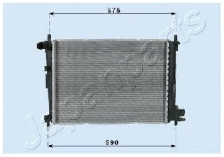 Radiator, engine cooling (RDA053066)