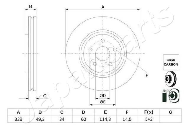 Brake Disc (DI-2058C)