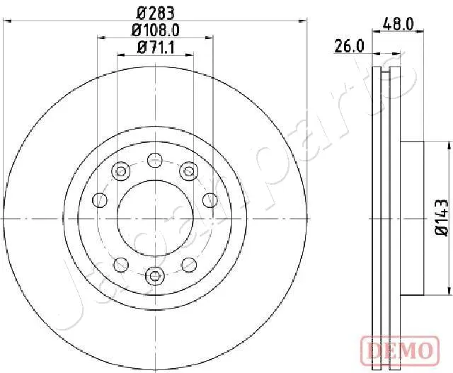 Brake Disc (DI-0634C)