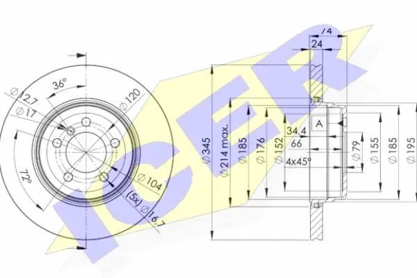 Brake Disc (78BD3409-2)