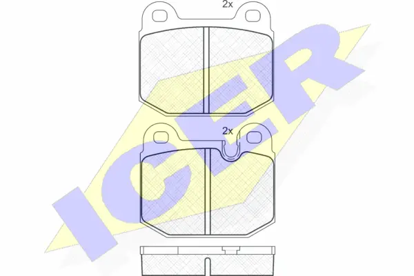 Brake Pad Set, disc brake (180307)
