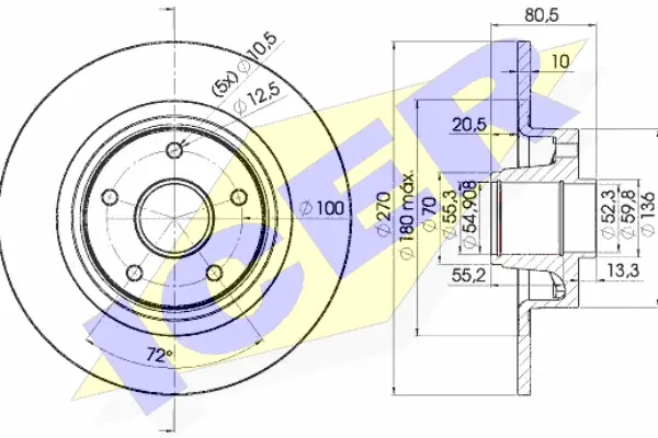 Brake Disc (78BD7898-1)