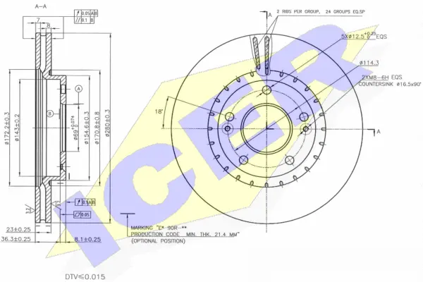 Brake Disc (78BD5182-2)