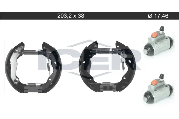 Brake Shoe Set (79KT0146 C)