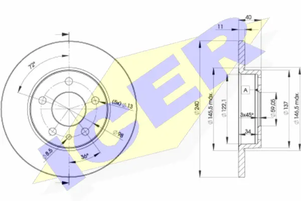 Brake Disc (78BD1437-2)