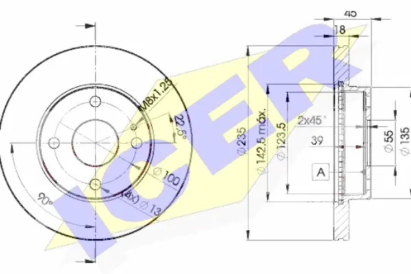Brake Disc (78BD3254-2)