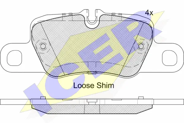 Brake Pad Set, disc brake (182207)