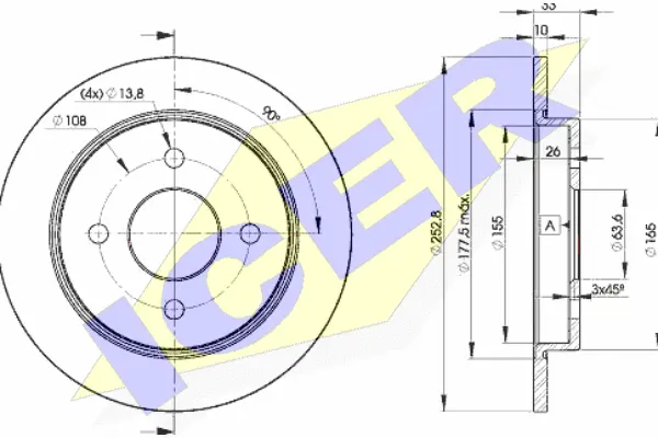 Brake Disc (78BD7969-2)