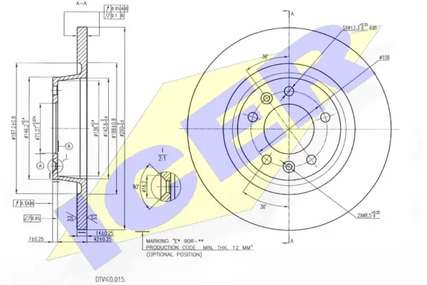 Brake Disc (78BD4623-2)