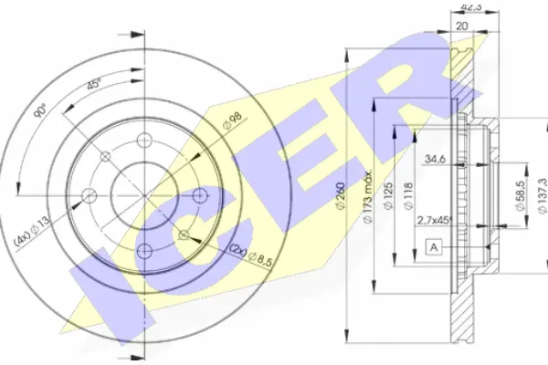 Brake Disc (78BD1073-2)