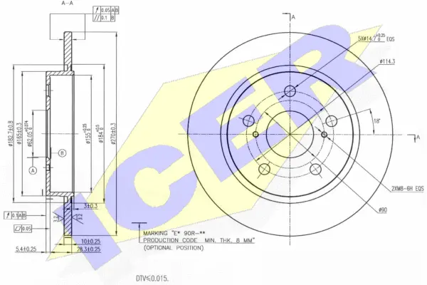 Brake Disc (78BD2888-2)