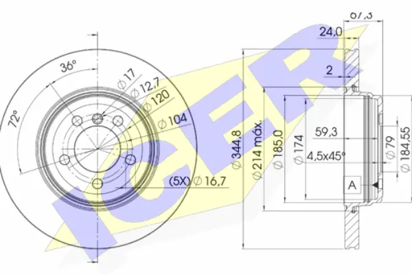 Brake Disc (78BD6129-2)