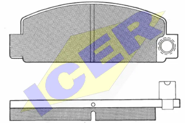 Brake Pad Set, disc brake (180236)