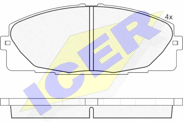 Brake Pad Set, disc brake (141931)