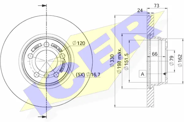 Brake Disc (78BD3417-2)