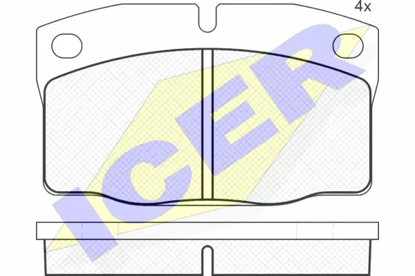 Brake Pad Set, disc brake (181092)