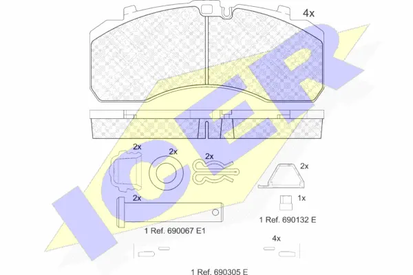 Brake Pad Set, disc brake (152091-066)